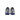 Nike Shox BB4 sneaker in Black Silver colorway, detail view