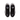 Nike Shox BB4 sneaker in Black Silver colorway, sole view