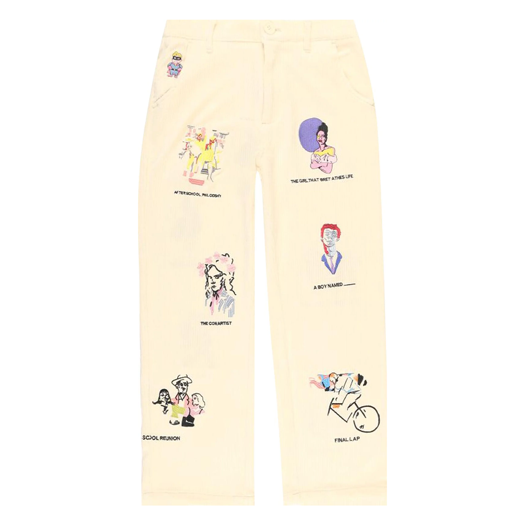 Kidsuper Museum Embroidered Cord Pants
