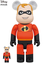 Load image into Gallery viewer, Medicom Toy Medicom Toy Disney Mr. Incredible 100% &amp; 400% BE@RBRICK

