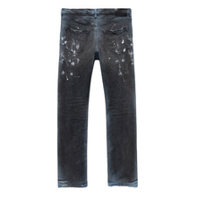 Load image into Gallery viewer, Purple Brand Painters Waxed Light Indigo Jeans - Back
